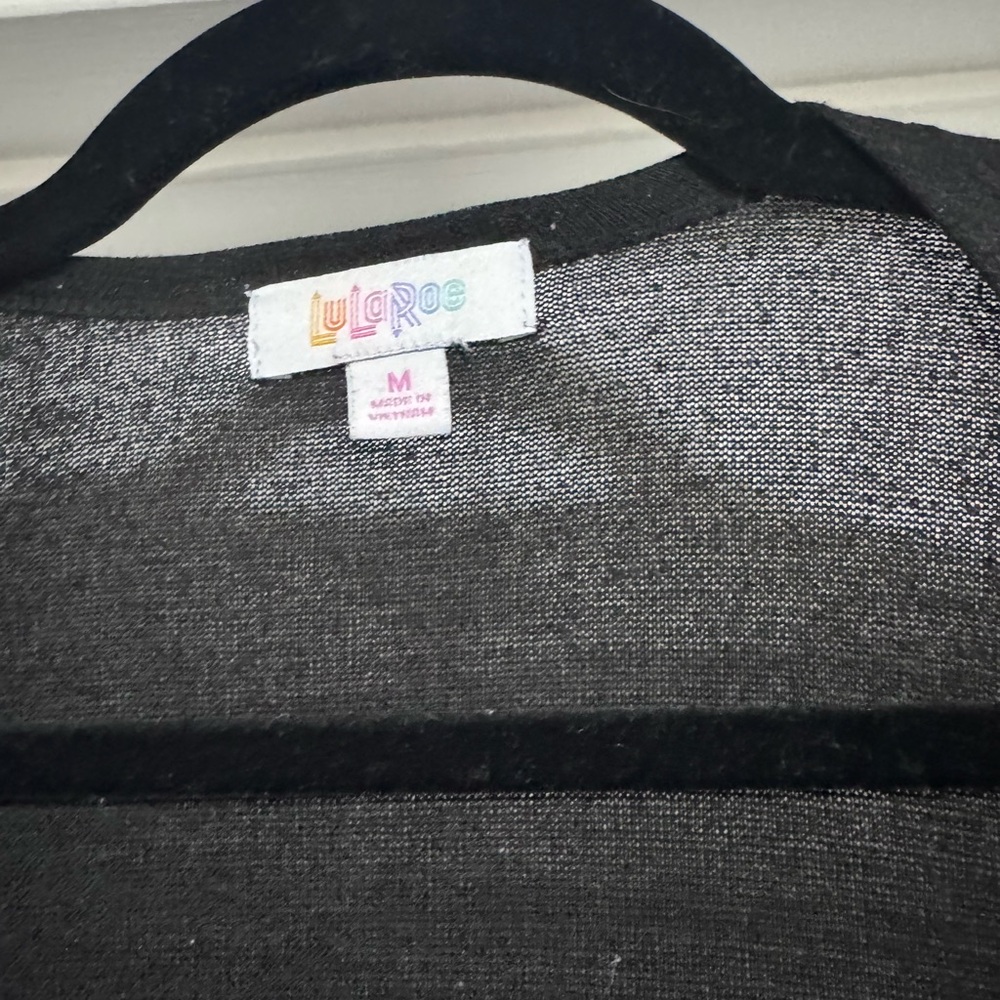 LuLaRoe Black Sarah Style Cardigan - Picture 3 of 4